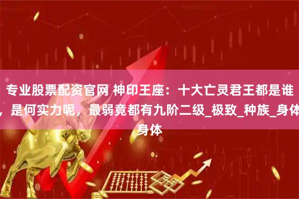 专业股票配资官网 神印王座：十大亡灵君王都是谁，是何实力呢，最弱竟都有九阶二级_极致_种族_身体