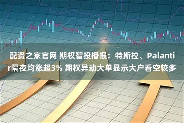 配资之家官网 期权智投播报：特斯拉、Palantir隔夜均涨超3% 期权异动大单显示大户看空较多